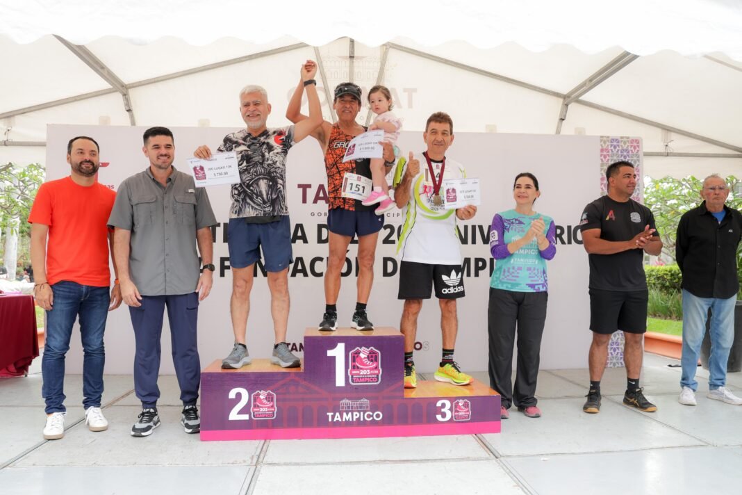 Regresa la Carrera Atlética de Tampico tras seis años y reúne a más de 600 participantes