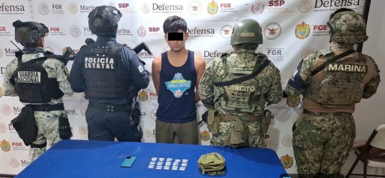 Golpe al crimen: aseguran más de 22 kilos de droga y detienen a 47 personas en Veracruz