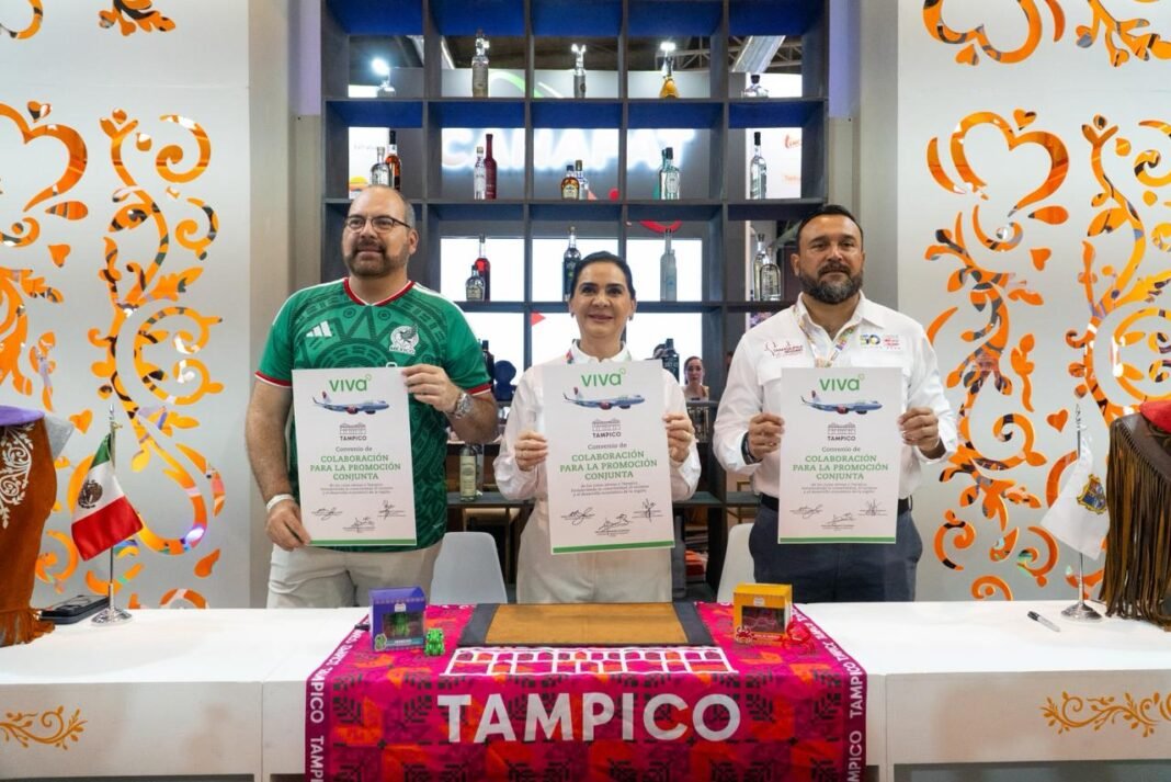 Impulsa Mónica Villarreal promoción internacional y conectividad para Tampico