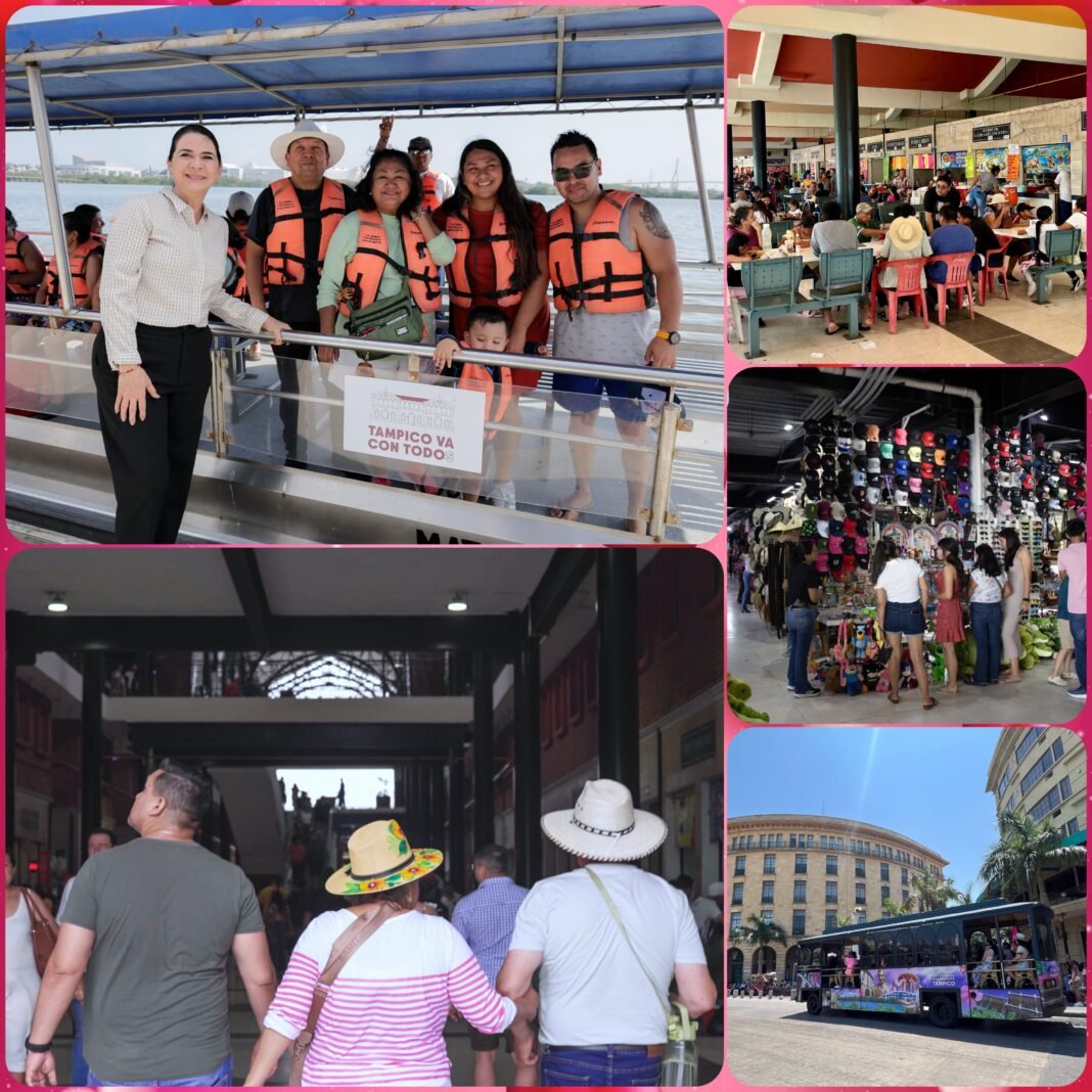 Tampico registra importante afluencia turística en Semana Santa.