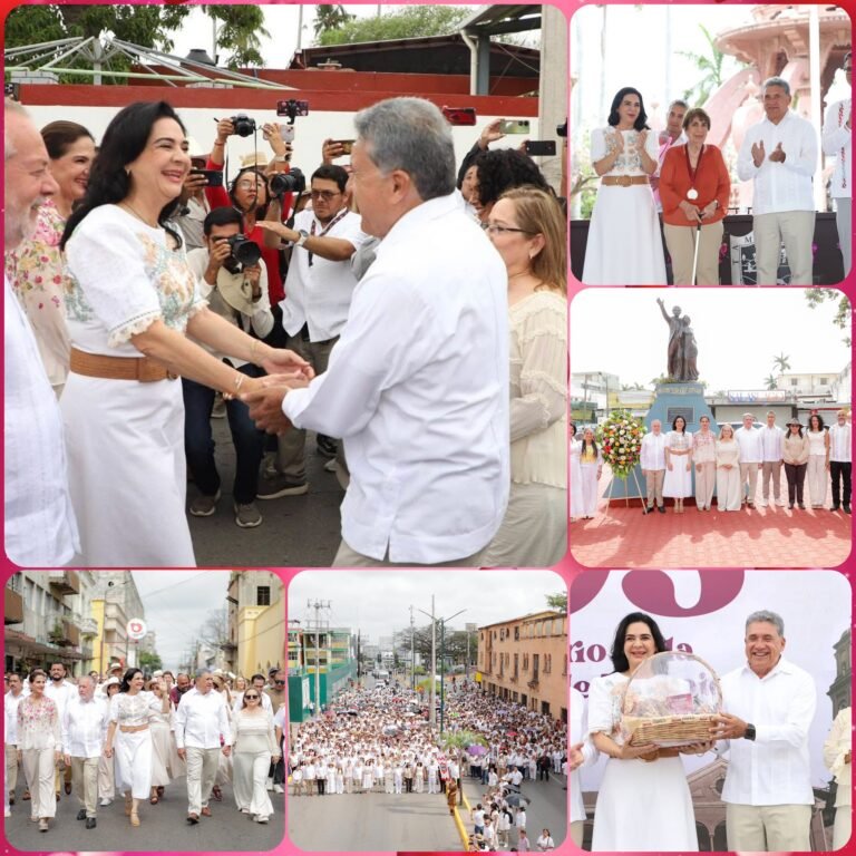 Tampico está de Fiesta; Preside Mónica Villarreal Conmemoración del 203 Aniversario de Transformación y Orgullo