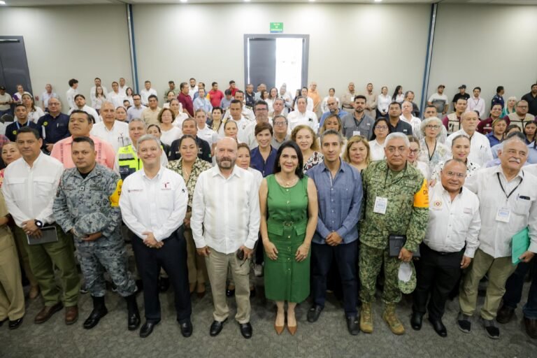 Encabeza Mónica Villarreal Sesión Ordinaria del Consejo Municipal de Protección Civil