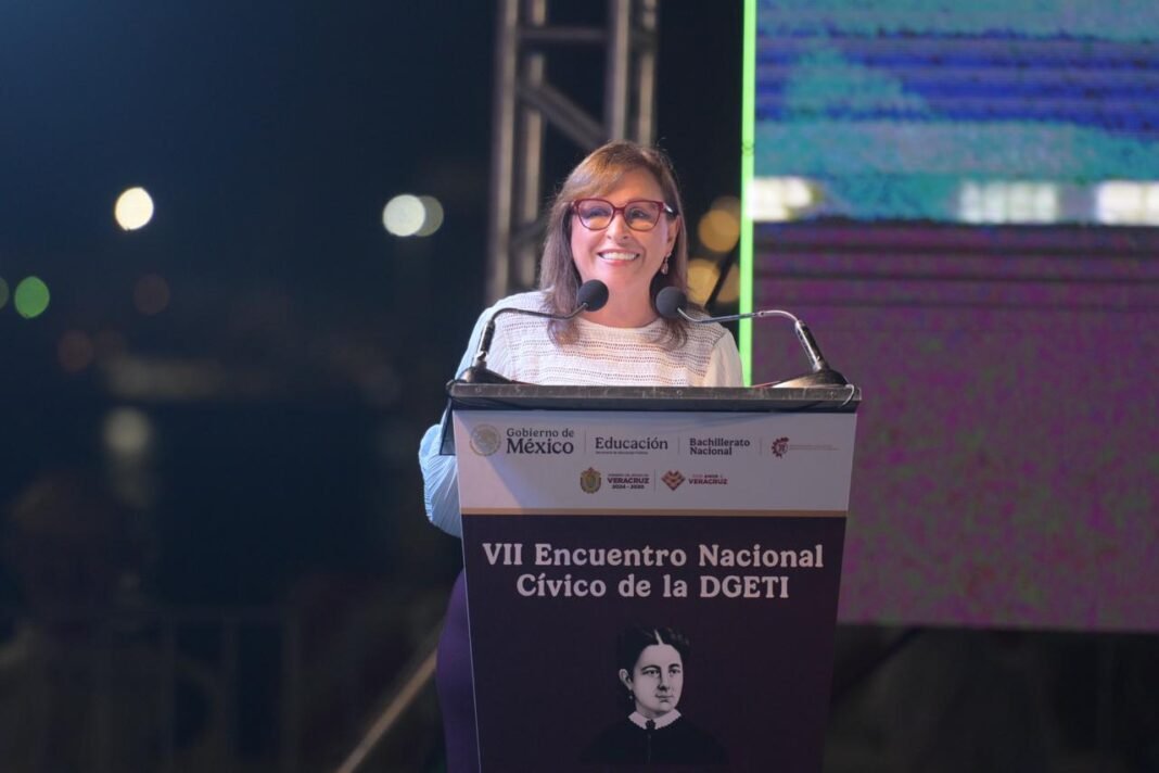 Gobernadora inaugura el VII Encuentro Nacional Cívico de la DGETI