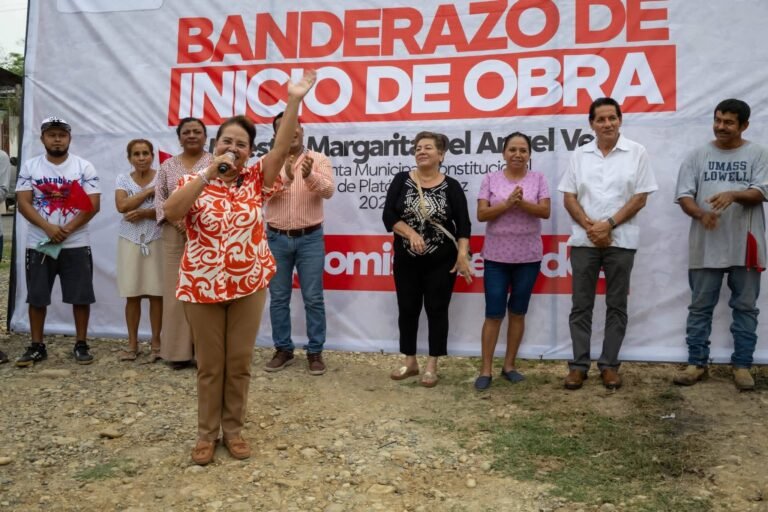 Inician pavimentación de acceso principal en Zacatianguis, Platón Sánchez