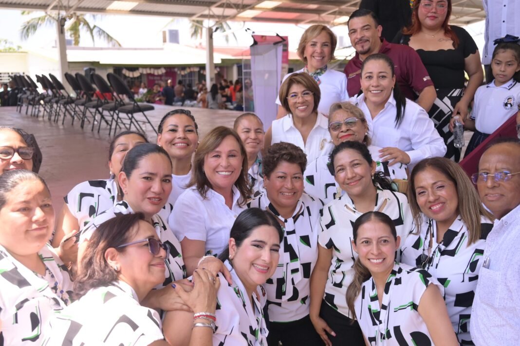 Rocío Nahle encabeza entrega de tarjetas Rita Cetina para más de 312 mil estudiantes