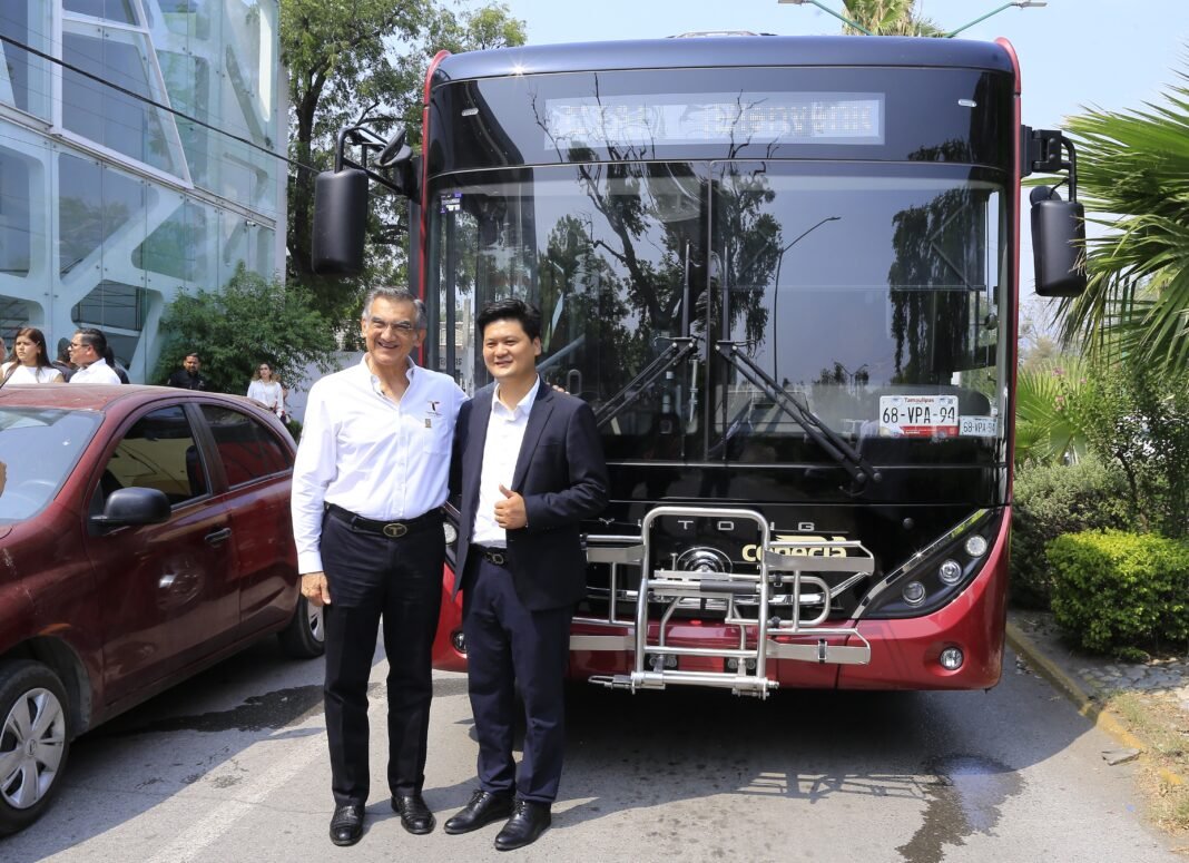 Pone en marcha Américo histórica modernización del transporte público en Tamaulipas