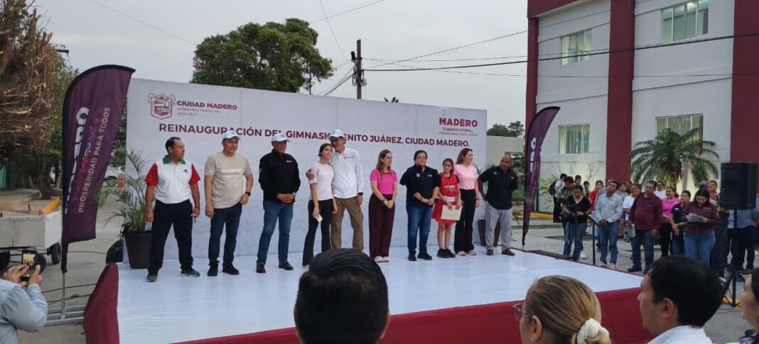 Reabren Gimnasio Benito Juárez con visión social y deportiva