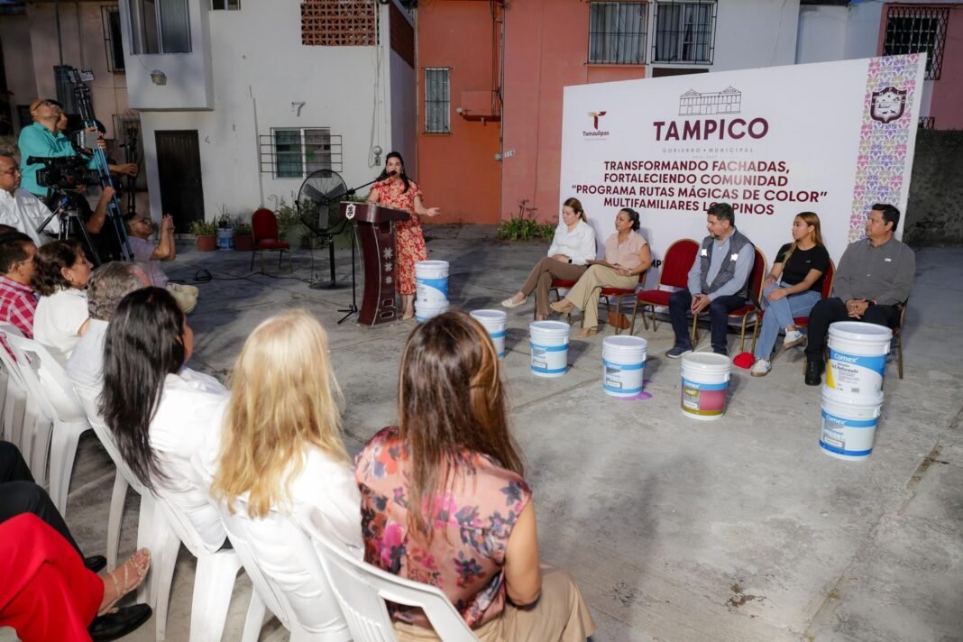 Gobierno de Mónica Villarreal transforma espacios públicos con «Rutas Mágicas de Color»