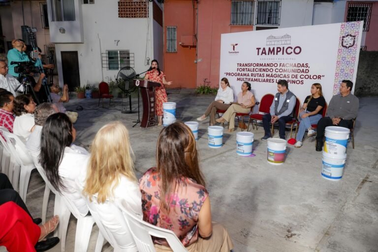 Gobierno de Mónica Villarreal transforma espacios públicos con «Rutas Mágicas de Color»