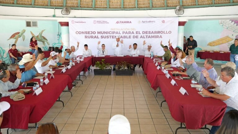 Instala Armando Martínez Consejo Municipal para el Desarrollo Rural Sustentable de Altamira