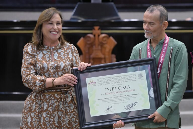 Reconocen a defensor del medio ambiente con la máxima distinción ecológica de Veracruz