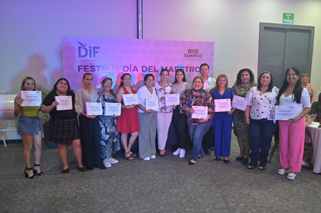 Reconoce DIF Tampico Vocación y Entrega de Maestras Adscritas a Guarderías y CAIC’S