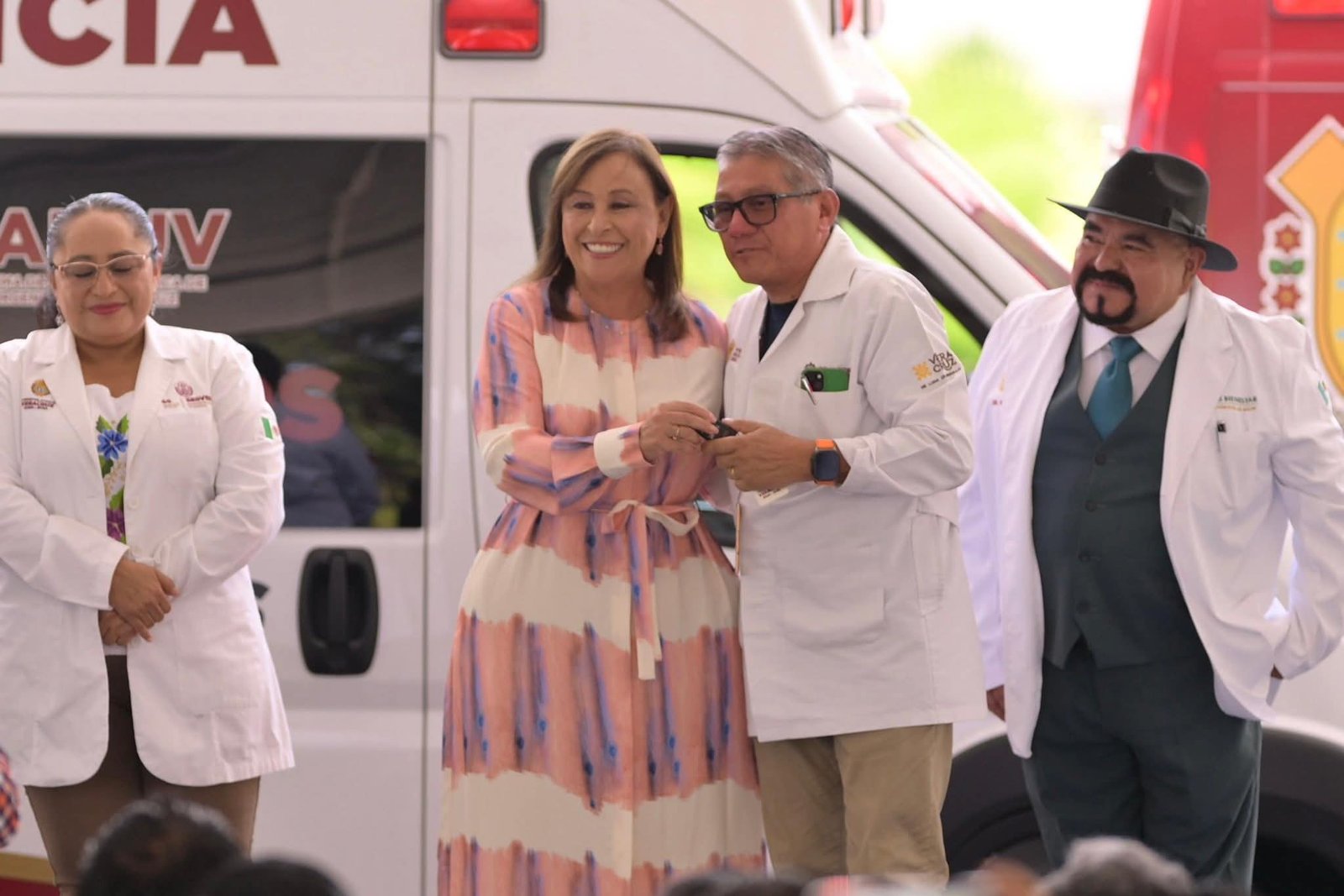 Concluye Gobernadora entrega de ambulancias para fortalecer la red hospitalaria estatal