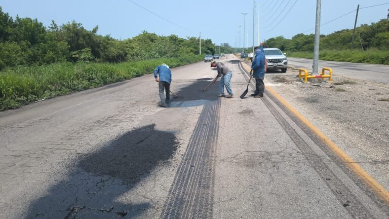 Rehabilita Armando Martínez corredor urbano tras recientes lluvias