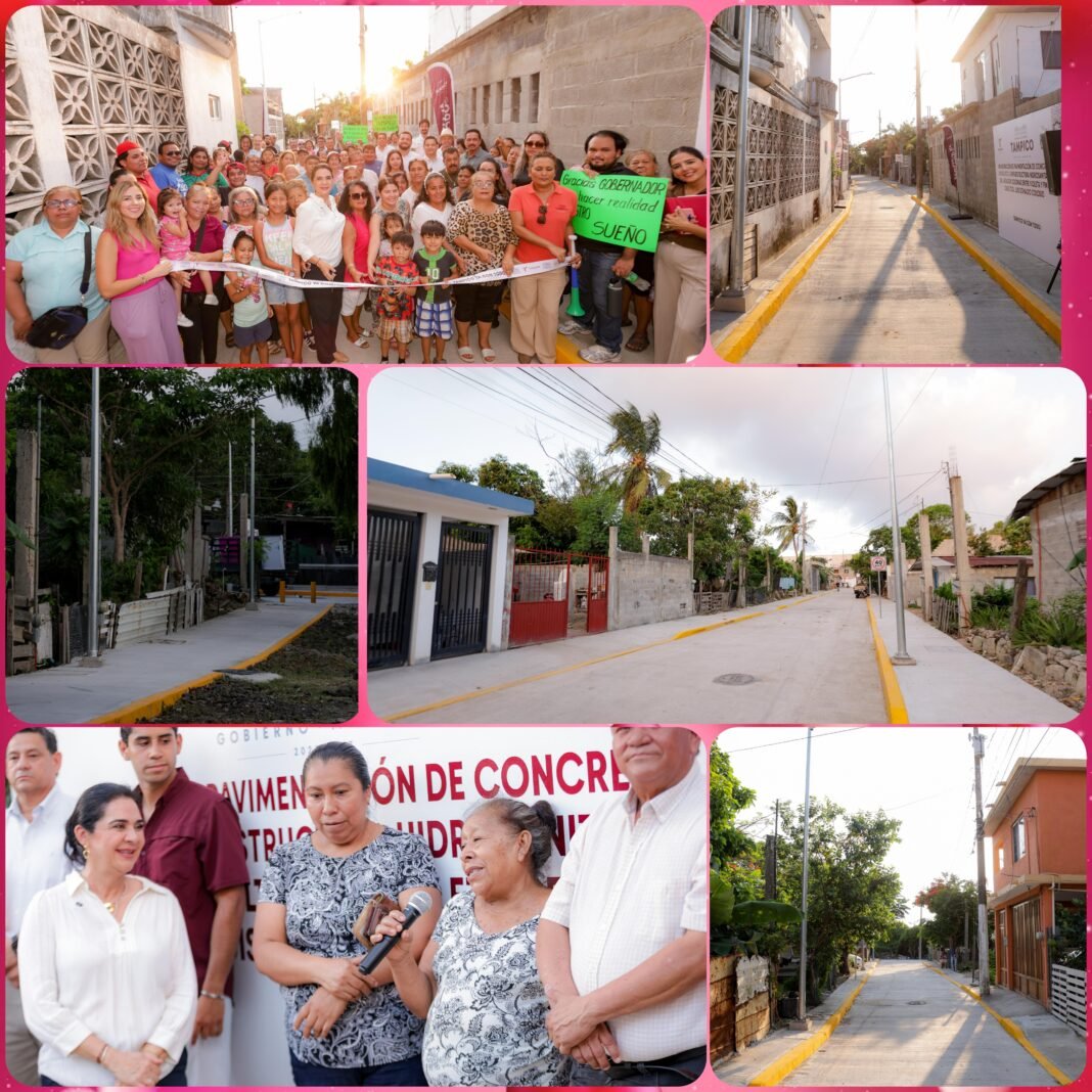 Entrega Mónica Villarreal obras por más de 7.3 millones de pesos en beneficio de familias de la colonia Luis Donaldo Colosio