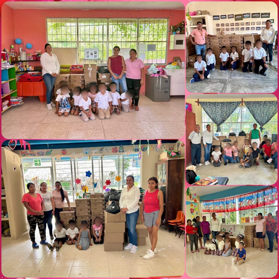 DIF Municipal sigue llevando apoyos alimentarios a las escuelas