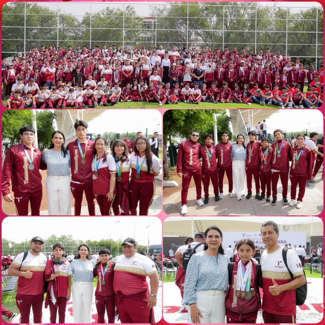 Mónica Villarreal reconoce el triunfo de Tampico quien se lleva 94 medallas de las 186 que se ganaron los atletas Tamulipecos