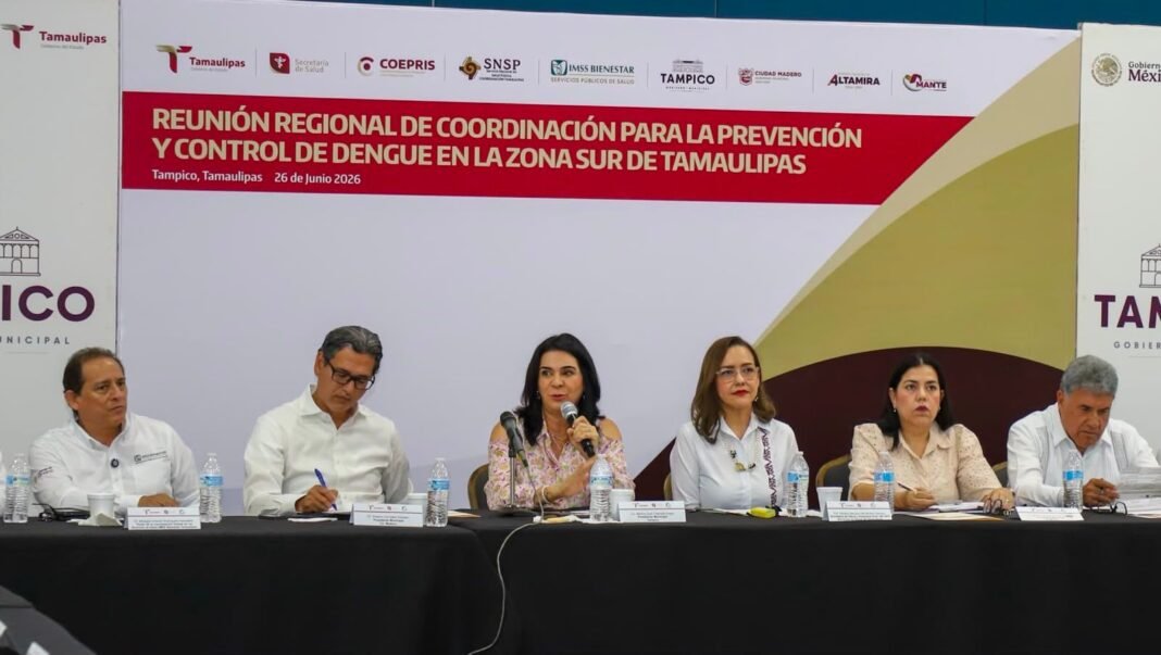 Fortalecen trabajo preventivo contra el dengue en zona sur de Tamaulipas