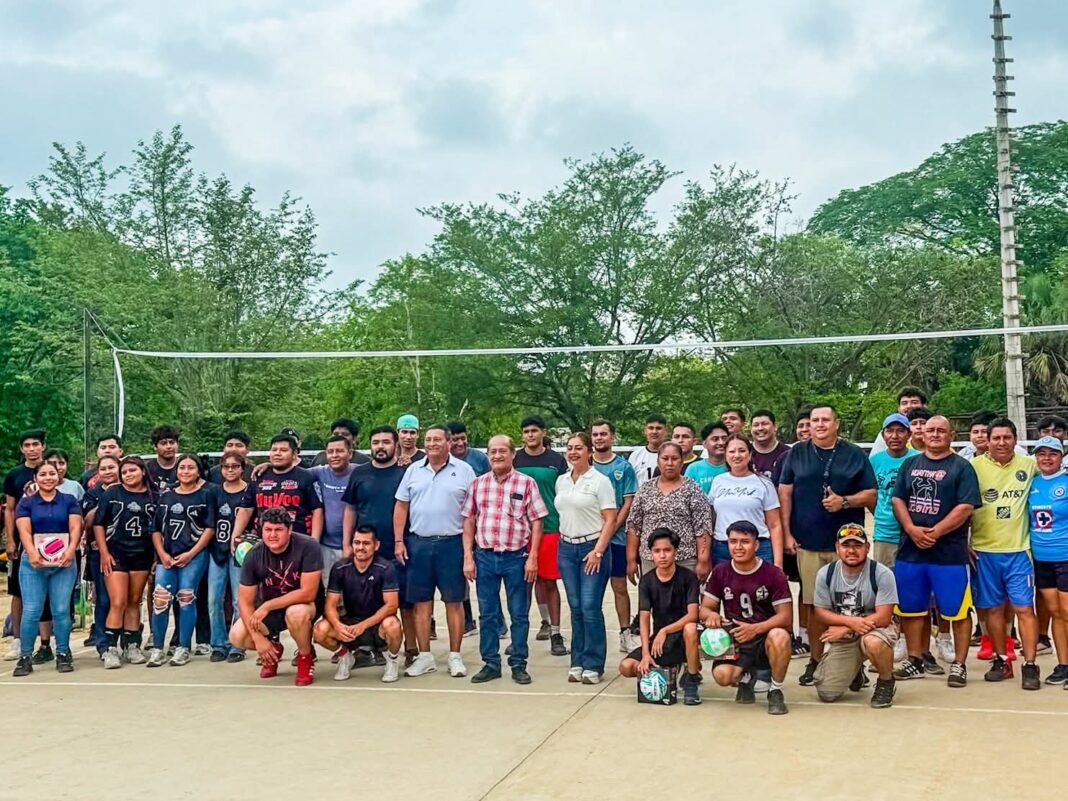 Impulsa Gobierno de El Higo el deporte con arranque de torneo ejidal de voleibol