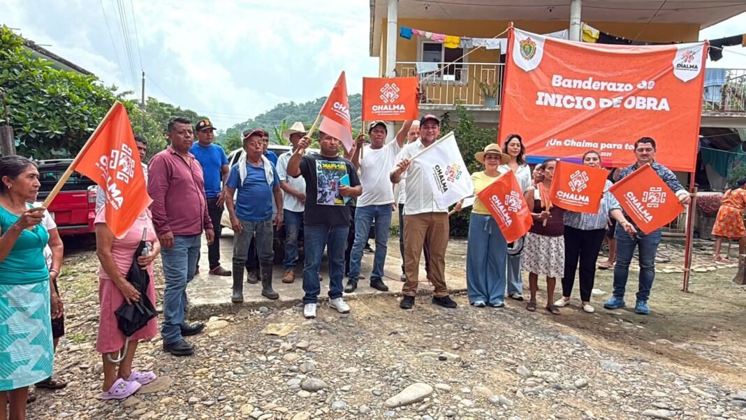 Arranca obra pública en Chalma con rehabilitación de camino rural en La Barranca