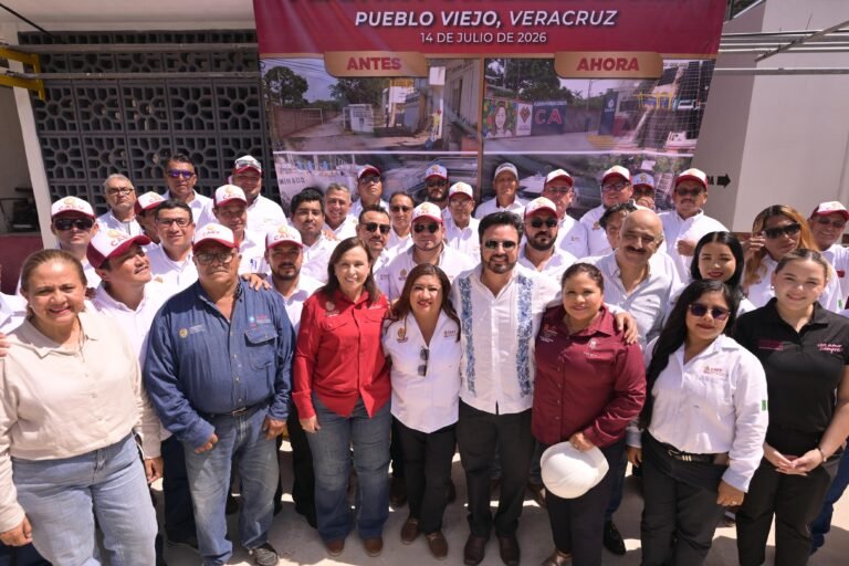 Rocío Nahle entrega moderna planta potabilizadora que garantizará agua de calidad a más de 48 mil habitantes
