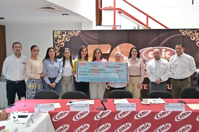 Recibe DIF Tampico Importante Donativo de la Cámara Mexicana de la Industria