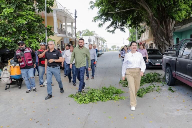Consolida Mónica Villarreal estrategia de limpieza y prevención con 284 jornadas en las colonias