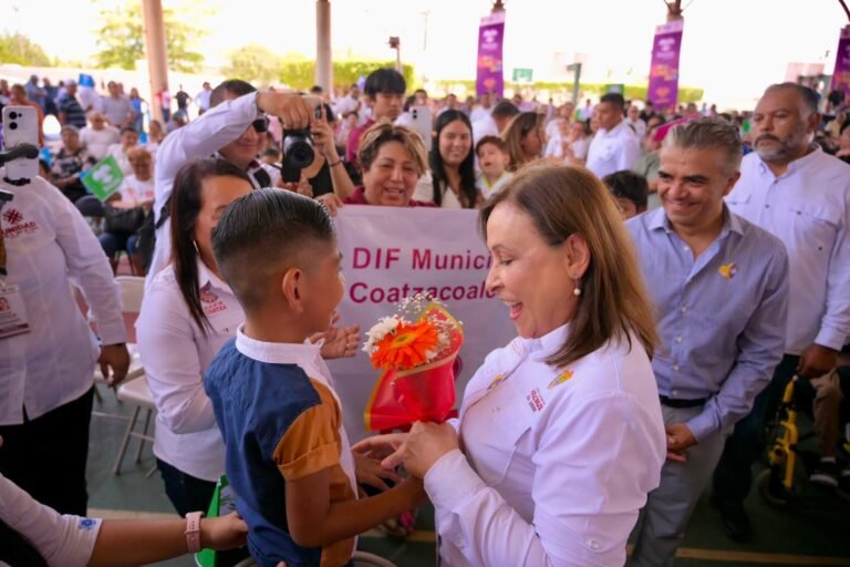 Anuncia Gobernadora construcción del CRIT Minatitlán; convoca al boteo Teletón