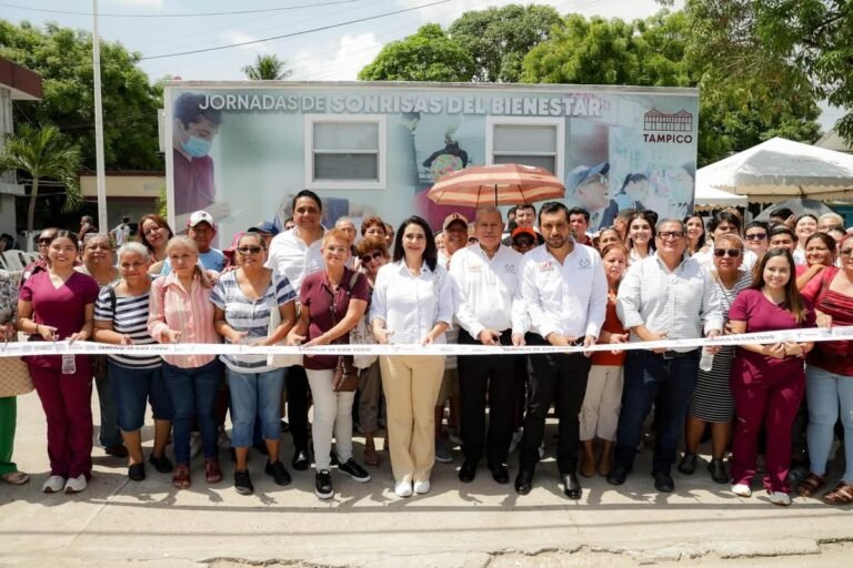 Mónica Villarreal acerca servicios odontológicos gratuitos a más familias de Tampico con la quinta unidad móvil