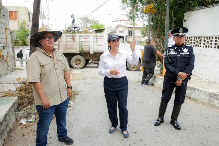 Fortalece Mónica Villarreal atención ciudadana con Jornadas permanentes de Limpieza, Descacharrización reforzando acciones contra el dengue