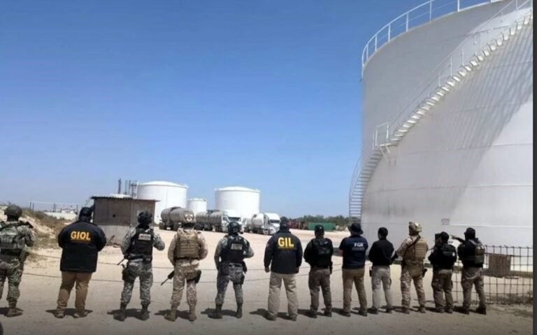 FGR asegura presunta refinería clandestina y decomisa más de 3.7 millones de litros de hidrocarburos en Reynosa