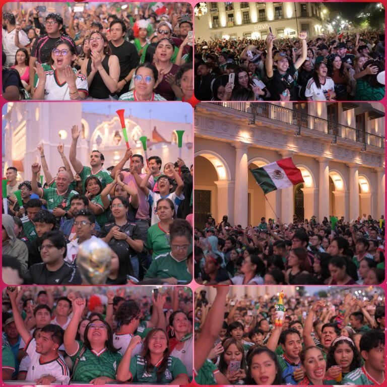 Vive Veracruz la pasión del Mundial en un ambiente familiar y seguro