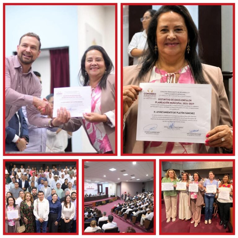 Platón Sánchez recibe reconocimiento del Congreso por excelencia en su Plan Municipal de Desarrollo