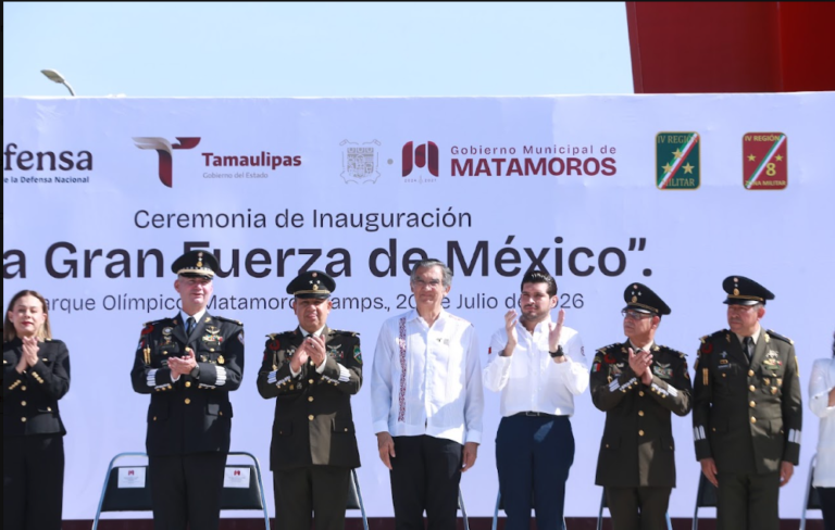 Inaugura Américo exposición La Gran Fuerza de México; destaca apoyos de la presidenta Sheinbaum para la frontera tamaulipeca