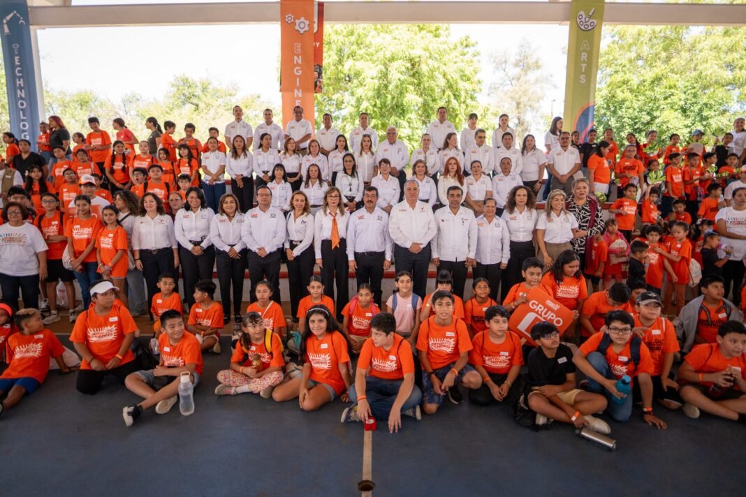 Inaugura el rector Dámaso Anaya campamento científico infantil de la UAT en el Campus Victoria