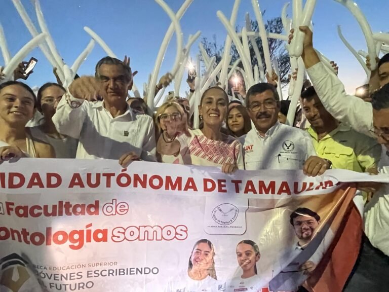 Da la UAT cálida bienvenida a la presidenta Claudia Sheinbaum en el Campus Tampico