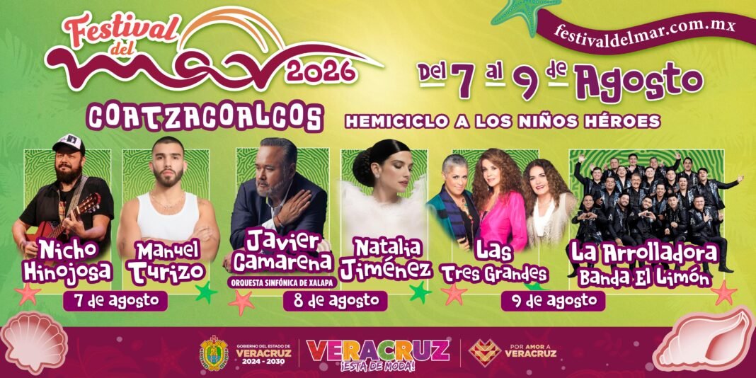 Coatzacoalcos se prepara para el Festival del Mar con cultura, música y conciencia ambiental