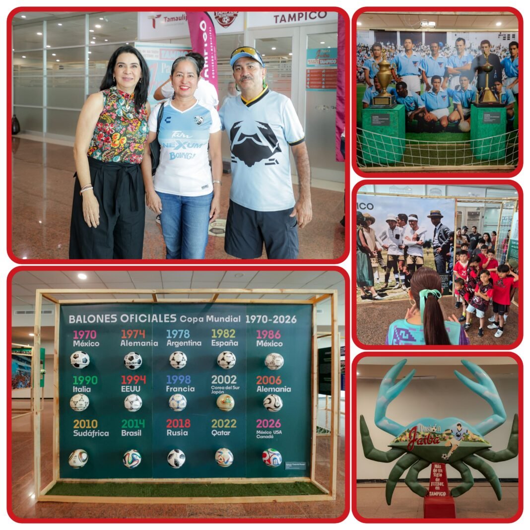 El Gobierno de Tampico invita a disfrutar de la última semana de la exposición «Pasión Jaiba: Más de un Siglo de Futbol en Tampico
