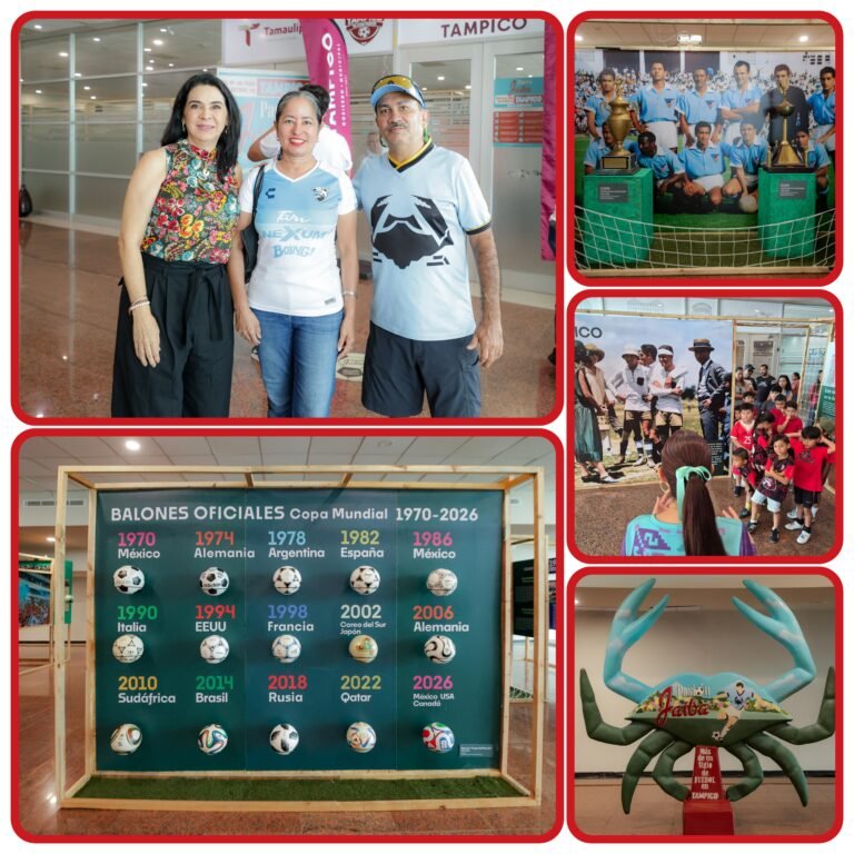 El Gobierno de Tampico invita a disfrutar de la última semana de la exposición «Pasión Jaiba: Más de un Siglo de Futbol en Tampico