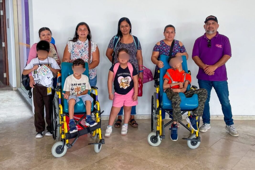 LLEVA DIF NARANJOS A MENORES AL CRIT TAMAULIPAS; REFUERZA APOYO A LA REHABILITACIÓN INFANTIL