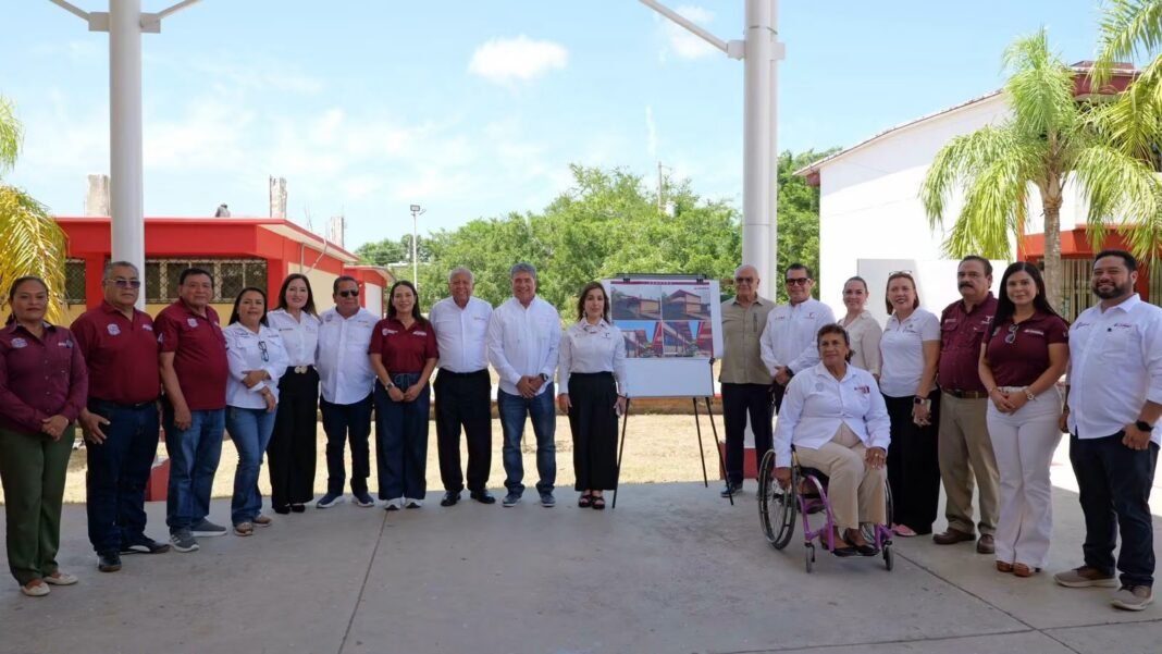 Fortalece Armando Martínez infraestructura educativa en Altamira