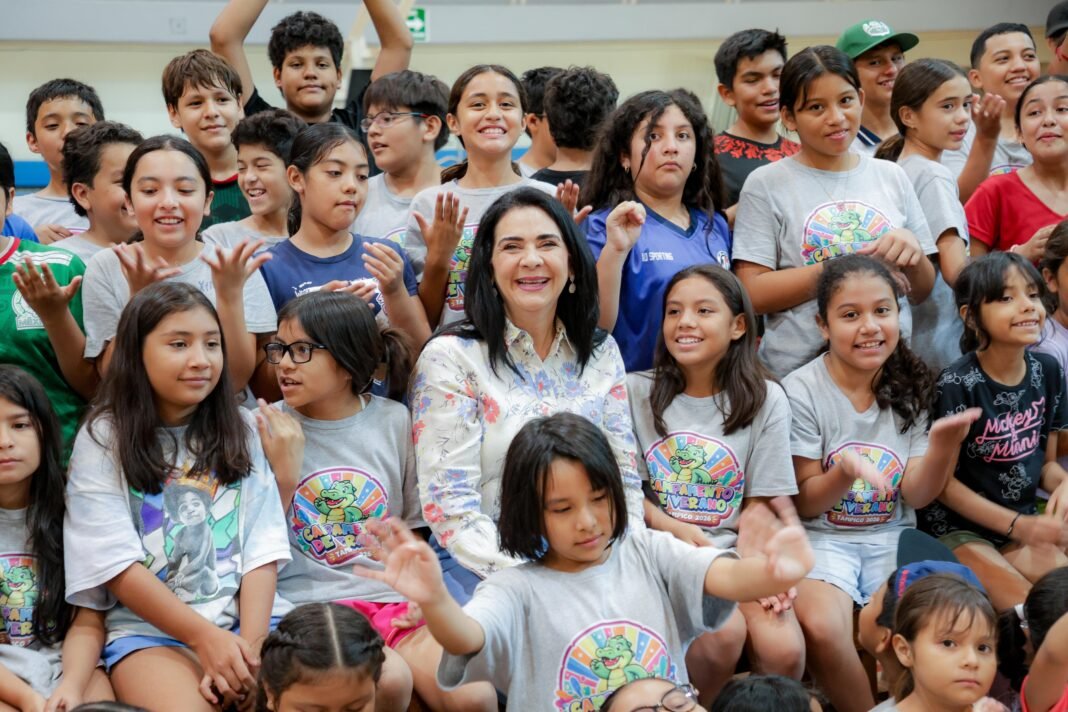 Reúne Campamento de Verano a 572 niñas y niños en unidades deportivas de Tampico