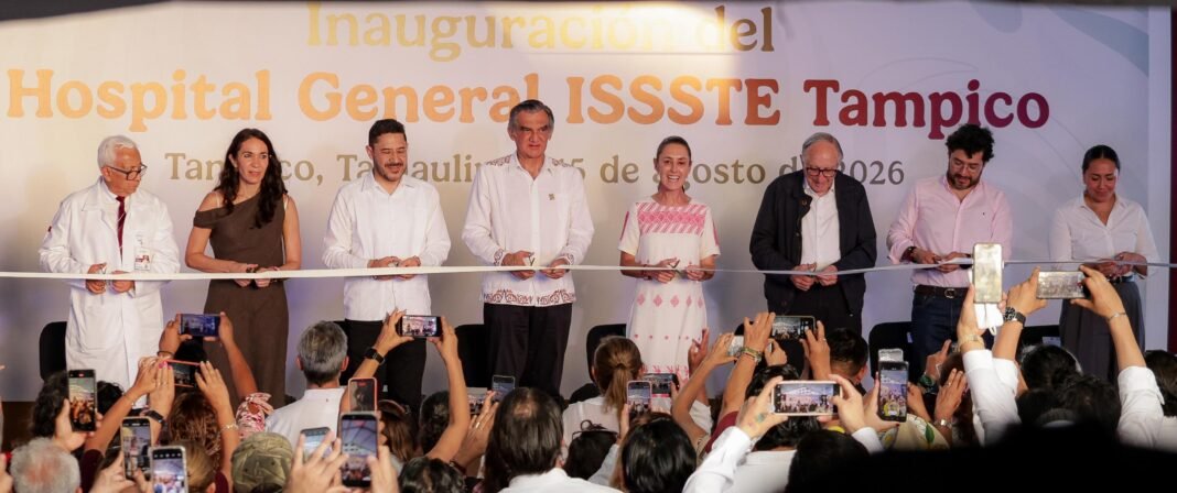 Reconoce Mónica Villarreal impulso a la salud durante visita de Claudia Sheinbaum