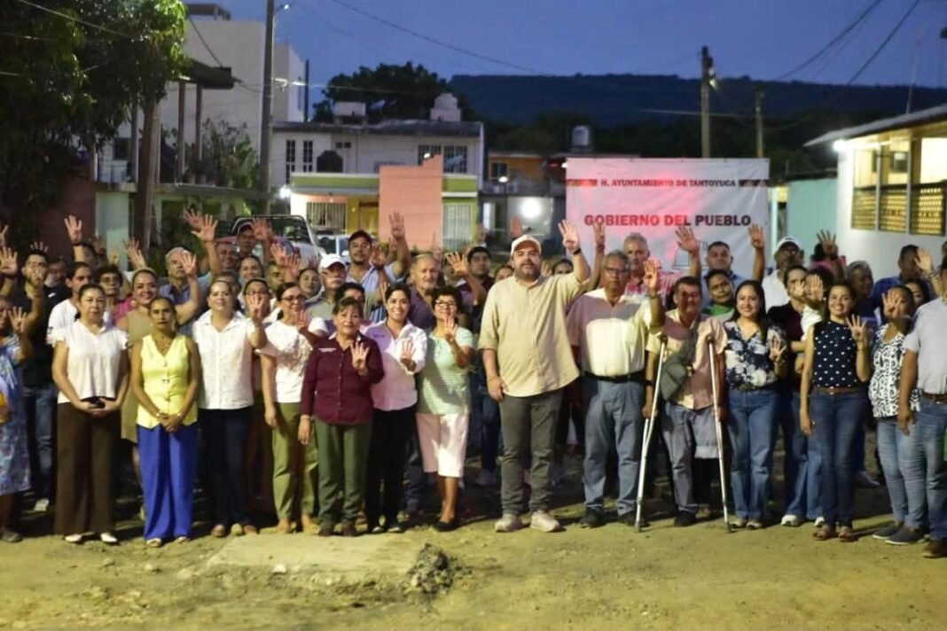 Arranca obra en el Fraccionamiento Villas Tantoyuca