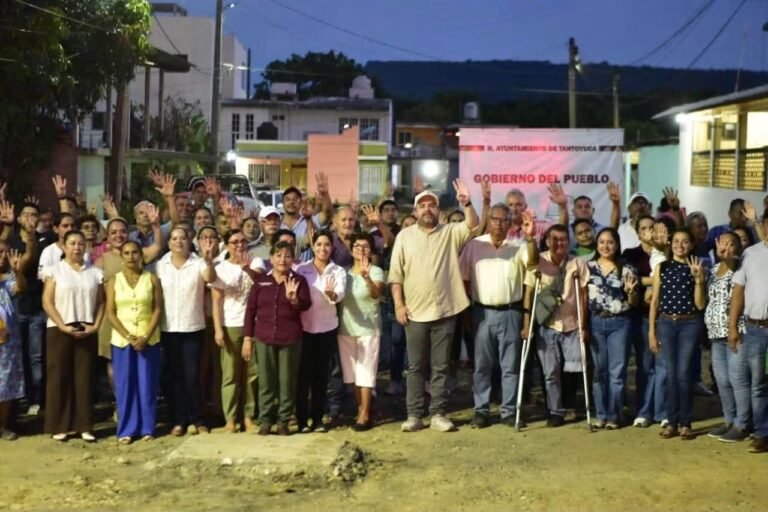 Arranca obra en el Fraccionamiento Villas Tantoyuca
