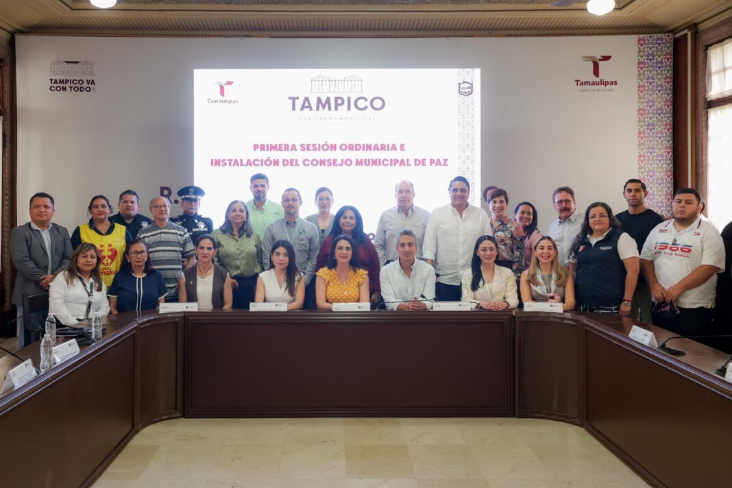 Encabeza Mónica Villarreal Primera Sesión Ordinaria e Instalación del Consejo Municipal de Paz