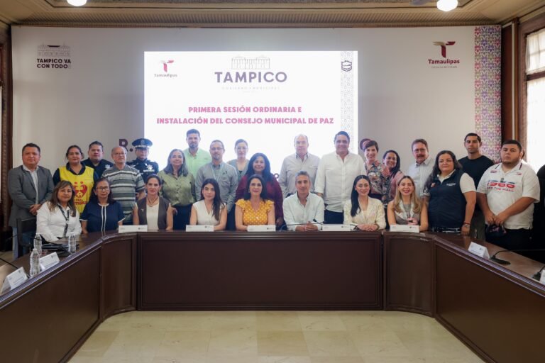 Encabeza Mónica Villarreal Primera Sesión Ordinaria e Instalación del Consejo Municipal de Paz