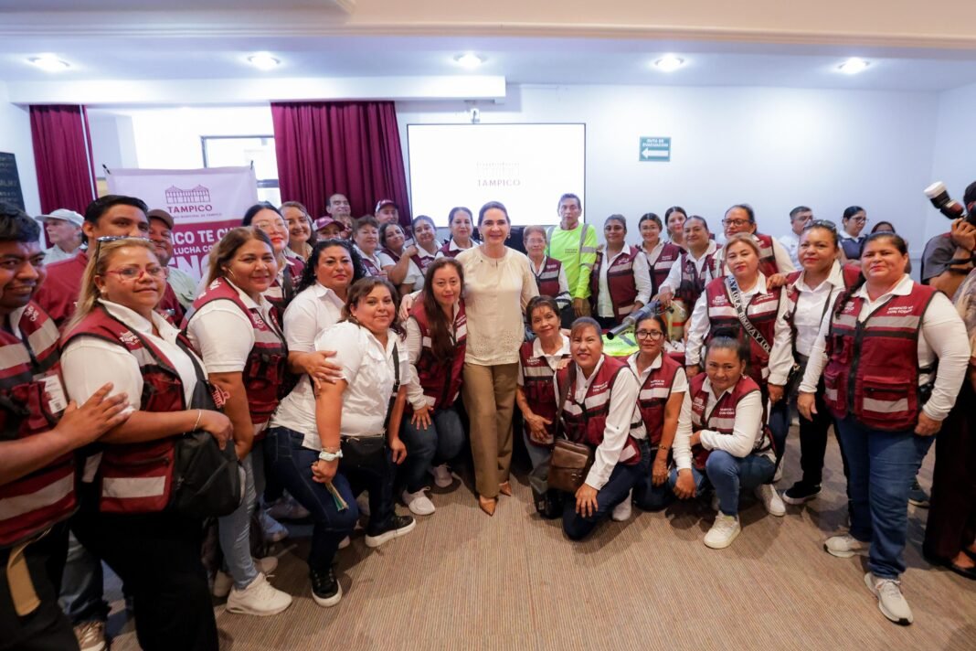 Mónica Villarreal fortalece estrategia de prevención y combate al dengue en Tampico