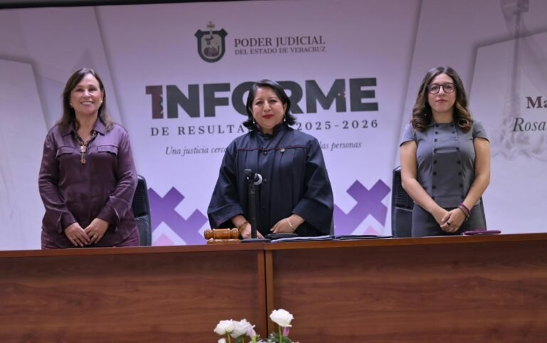Gobernadora recibe Informe Anual del Tribunal Superior de Justicia del Poder Judicial del Estado
