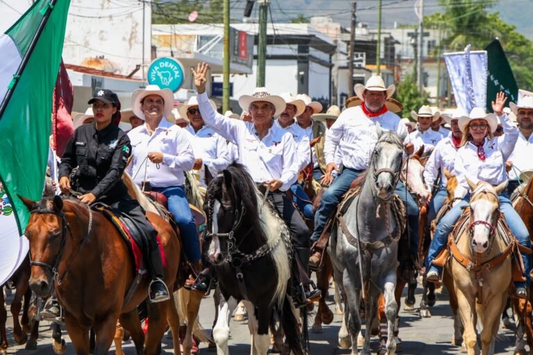 Tamaulipas cabalga unido por la soberanía y la transformación de México